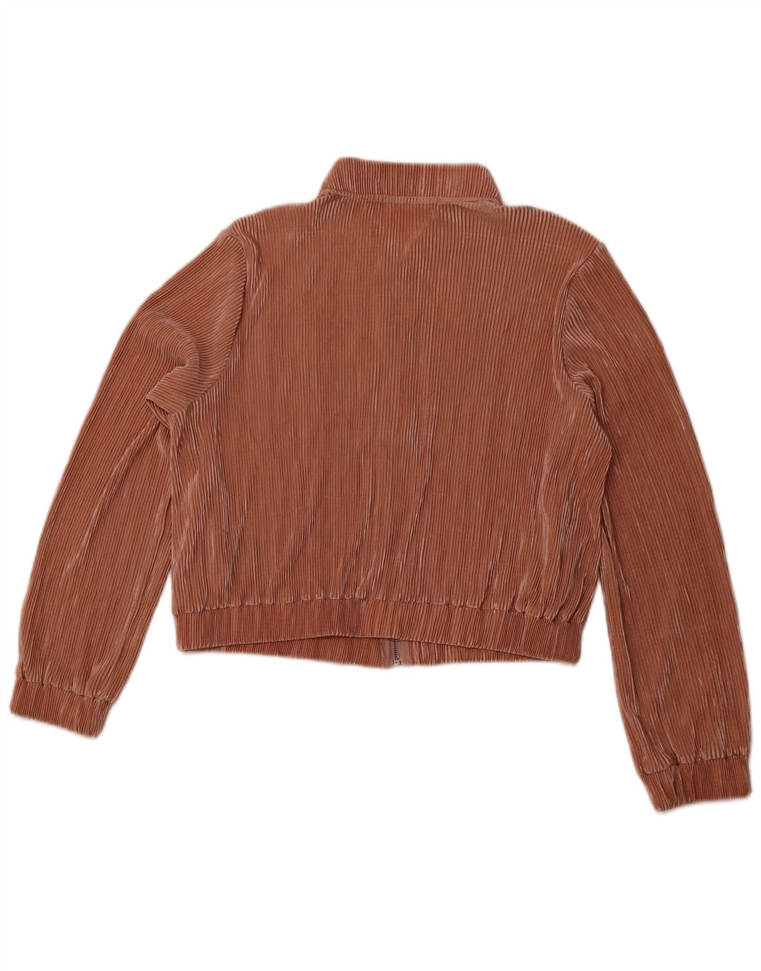 ZARA ženska bomber jakna UK 16 veliki ružičasti poliester