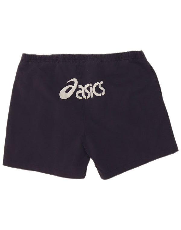 Asics muške grafičke sportske kratke hlače 2XL tamnoplave