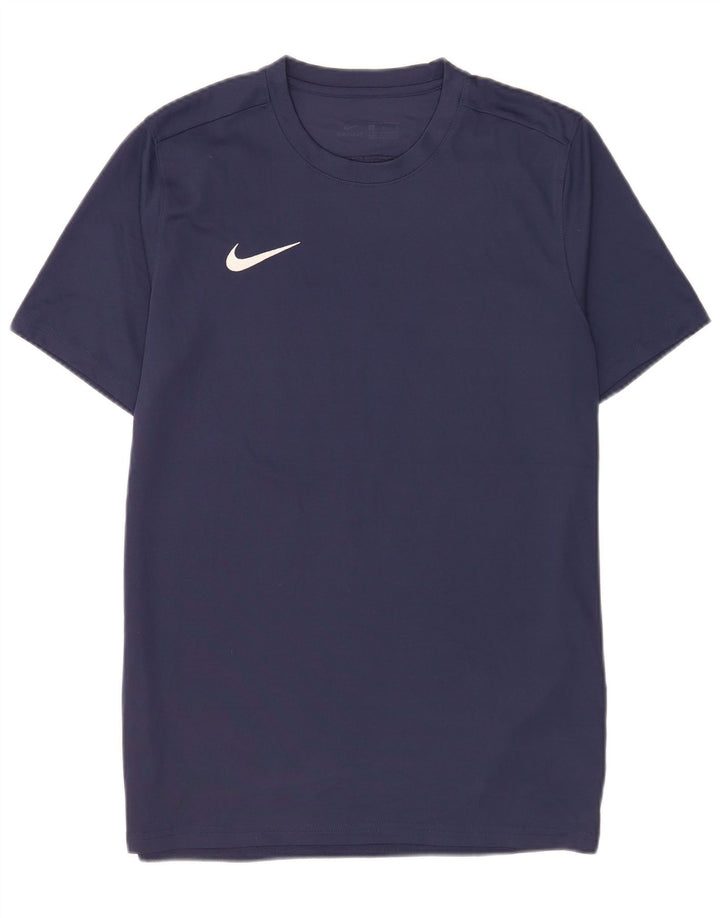 Nike Dri Fit majica kratkih rukava, veliki mornarsko plavi poliester