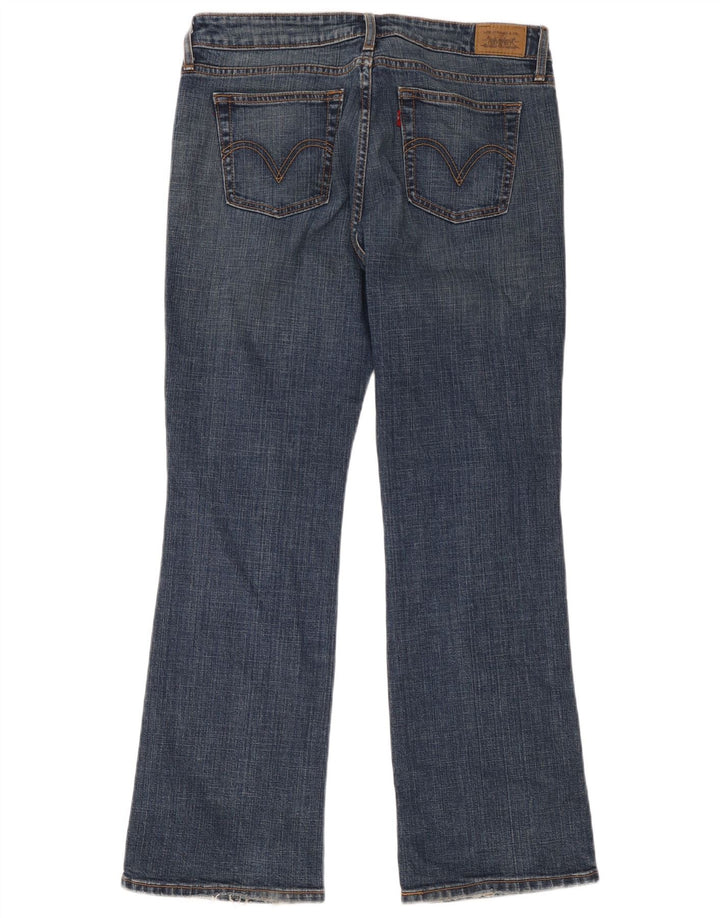 Levi's ženske 545 traperice niske čizme US 12 Large W34 L31 plavi pamuk