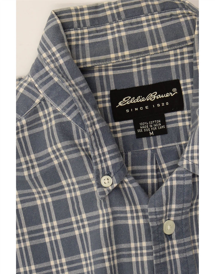 EDDIE BAUER Muška flanelska košulja Srednje plavi karirani pamuk
