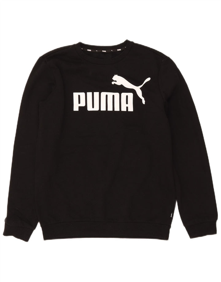 Puma muška majica s grafičkim motivima, mali crni pamuk