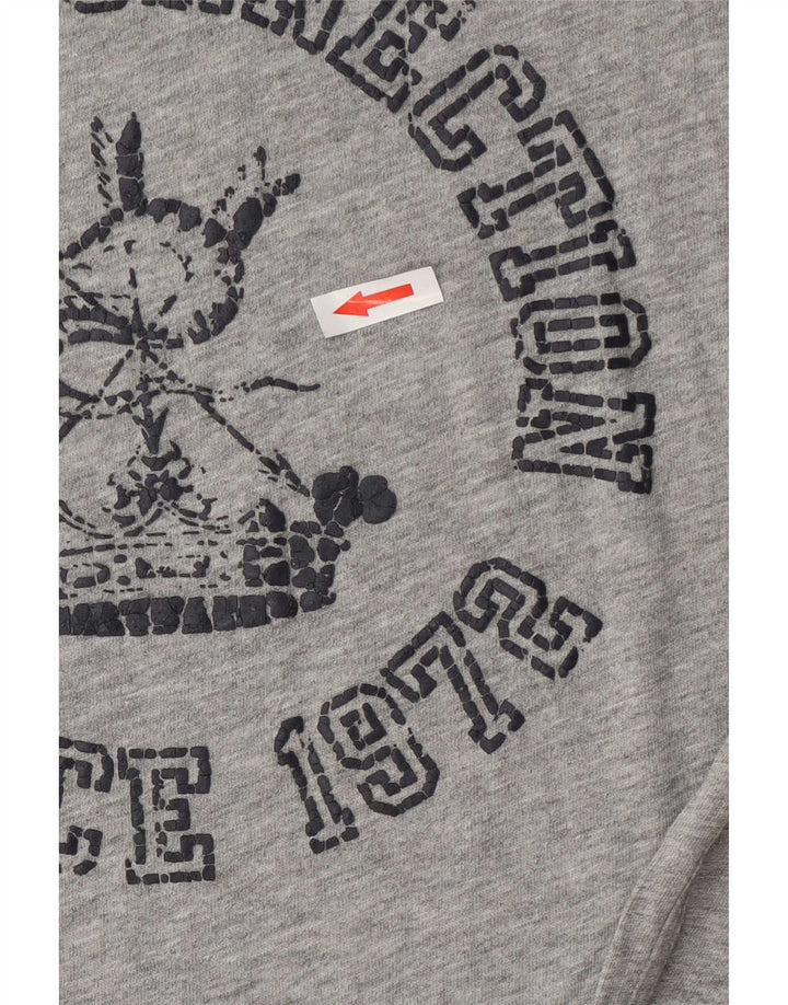 French Connection muška majica kratkih rukava s grafičkim motivima, srednje sivi flekasti pamuk