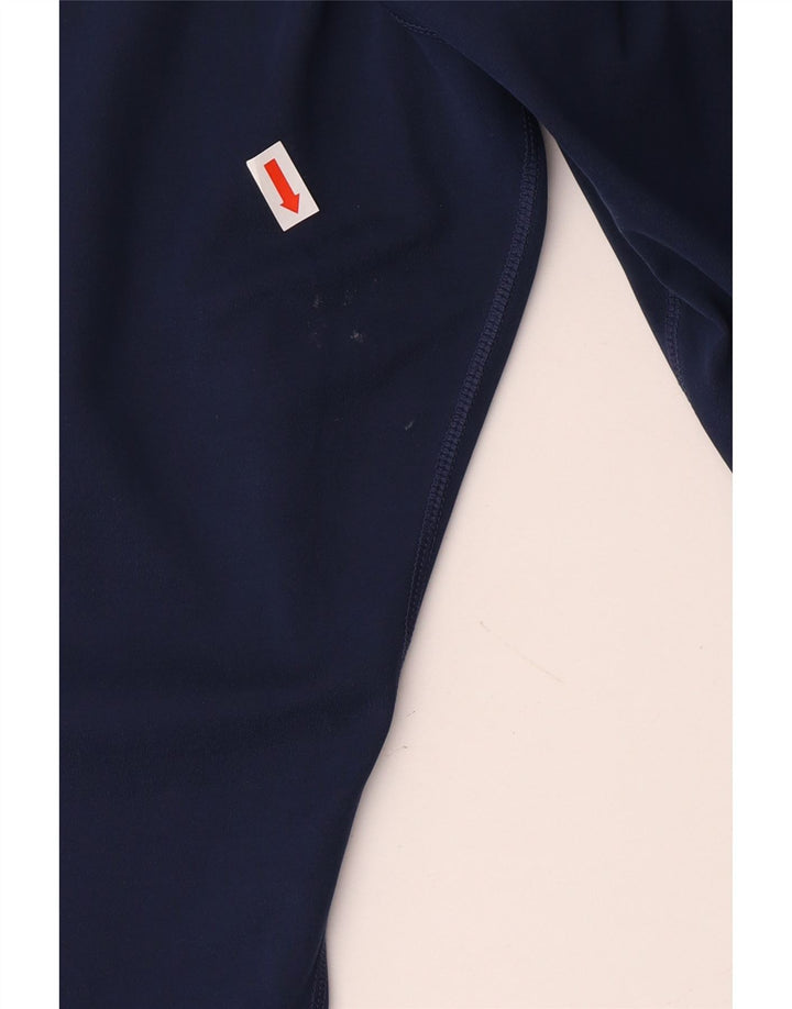 NIKE Ženske Dri Fit Leggings UK 10 Male tamnoplave poliesterske