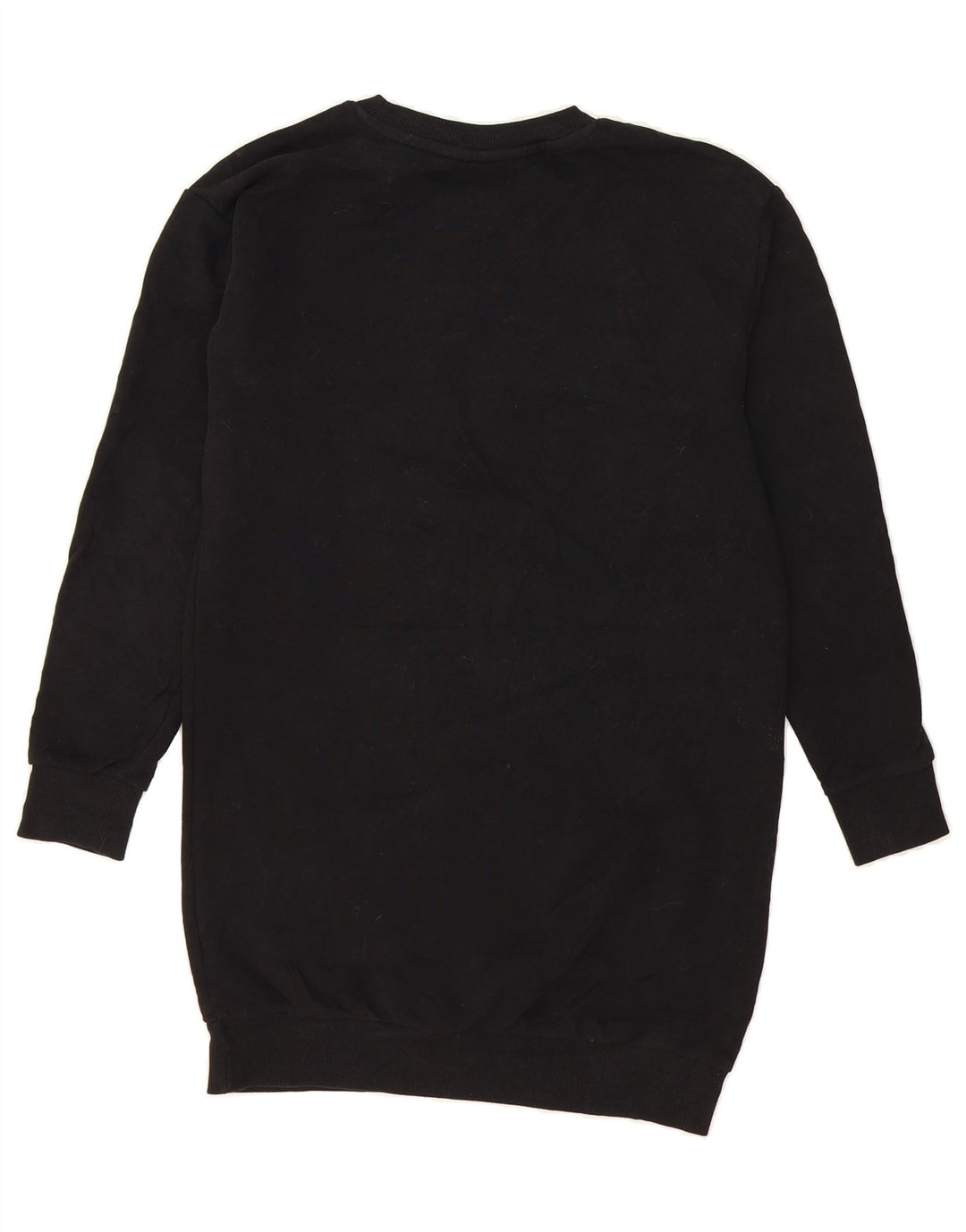 FILA Womens Oversized Graphic Sweatshirt Jumper UK 6 XS Black Vintage Fila and Second-Hand Fila from Messina Hembry 