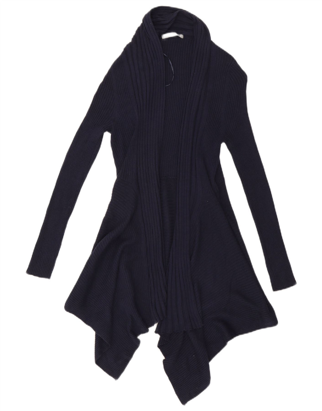 Marks & Spencer ženski dugi kardigan pulover UK 14 Srednje tamnoplavi