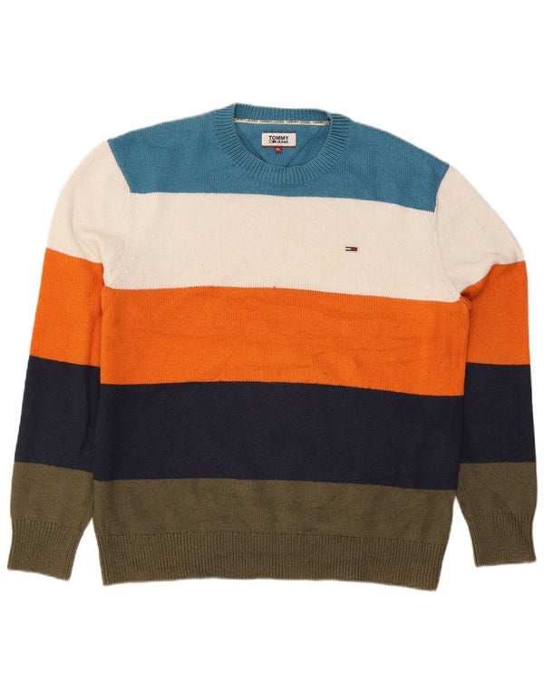 Tommy Hilfiger muški džemper s okruglim izrezom XL na višebojne pruge