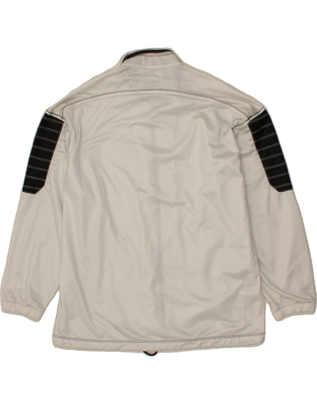 DIADORA Womens Windbreaker Jacket UK 16 Large Grey Colourblock Polyester Vintage Diadora and Second-Hand Diadora from Messina Hembry 