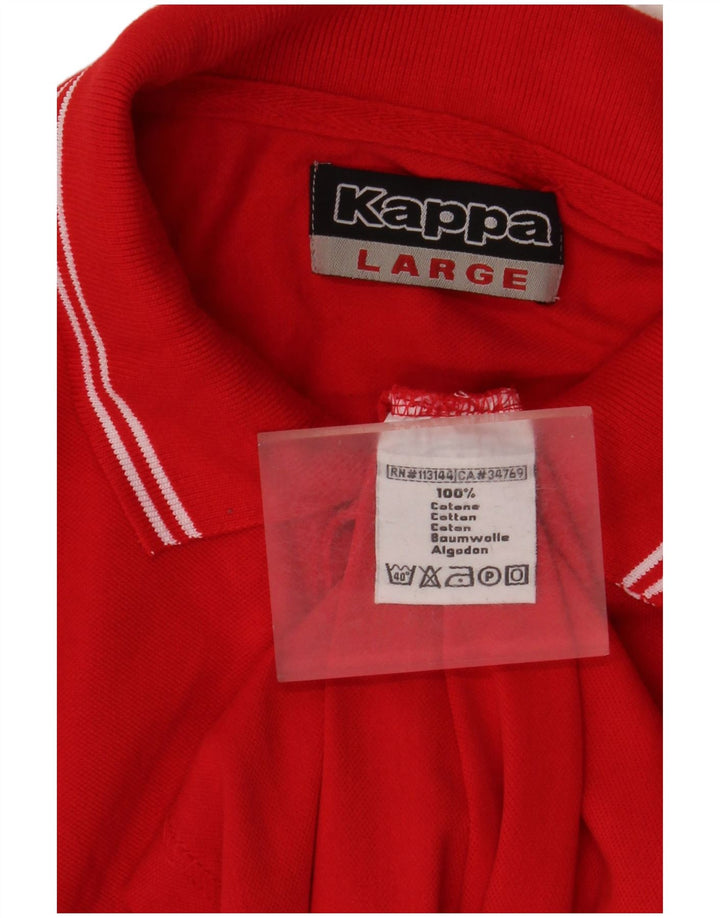 Kappa muška polo majica velika crvena pamuk