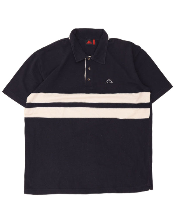 Kappa muška polo majica XL tamnoplavi pamuk u boji
