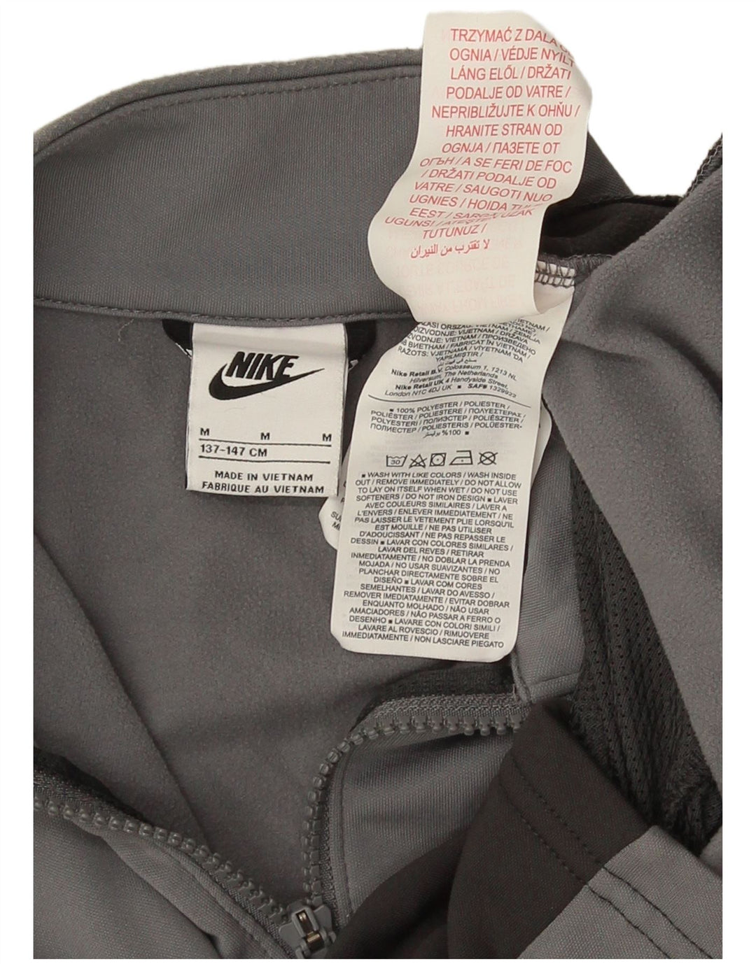 Nike Boys Graphic Trenirka Gornja jakna 10-11 godina srednje siva boja