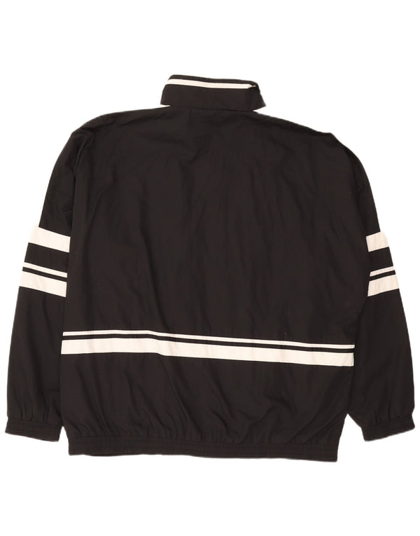 Jako muška trenirka gornja jakna XL crni poliester u boji