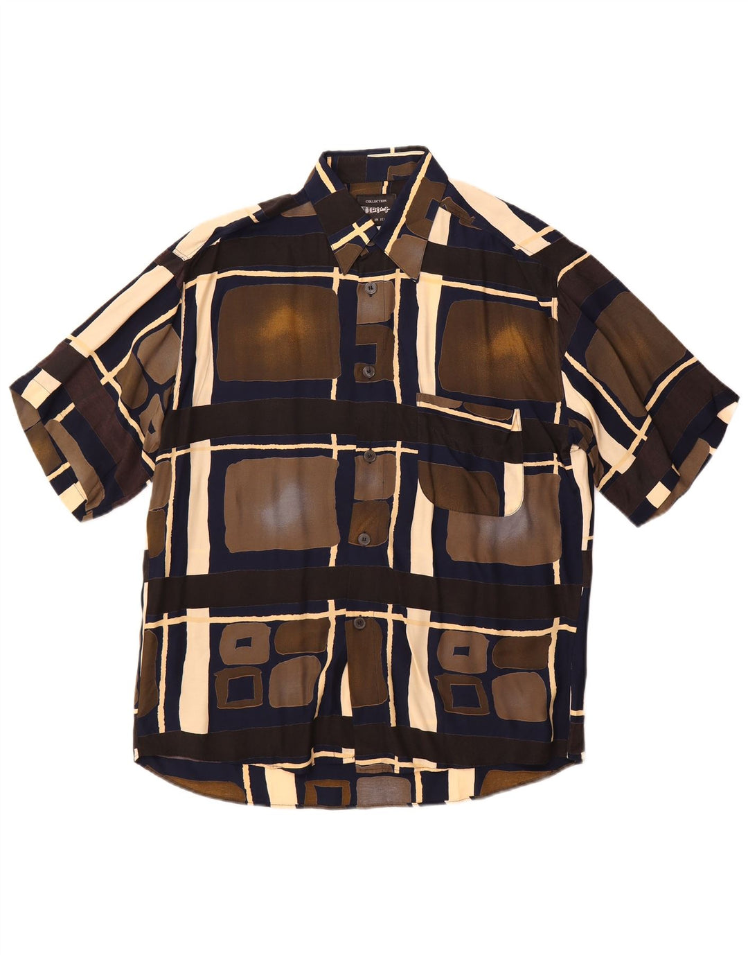 Tipo' S muška košulja kratkih rukava srednje raznobojna geometrijska viskoza