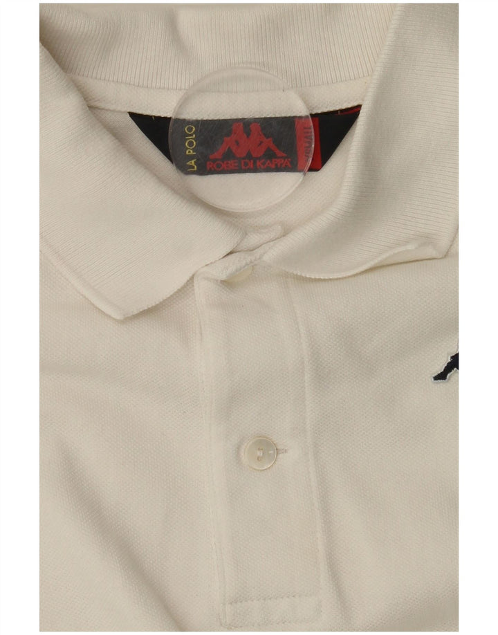 KAPPA Mens Polo Shirt XS White