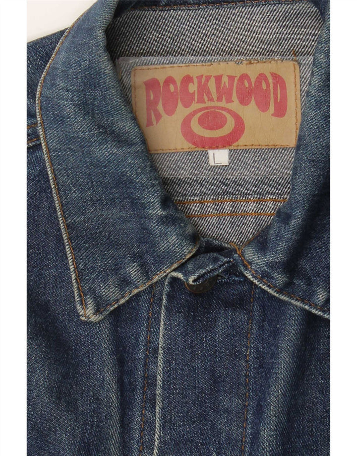Vintage muška traper jakna UK 40 Large tamnoplava