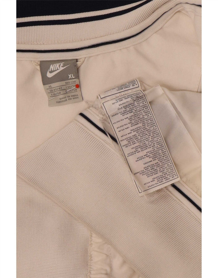 Nike muška gornja jakna za trenirku UK 45/47 XL bijeli poliester u boji