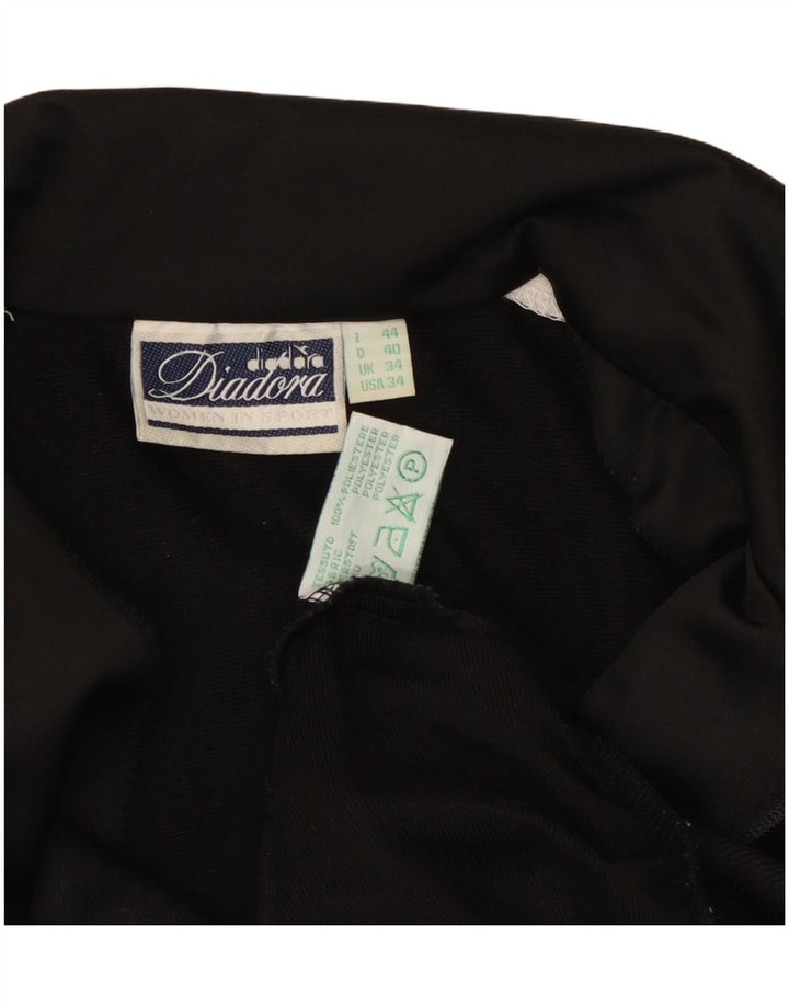 Diadora muška gornja jakna s grafičkim motivima UK 34 XS crni poliester