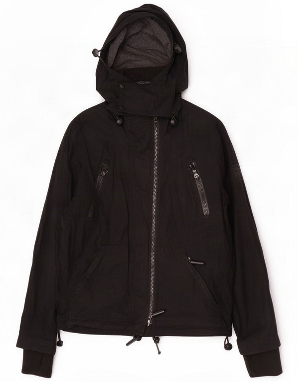 Superdry ženska vjetrovka s kapuljačom UK 42 XL crni poliester