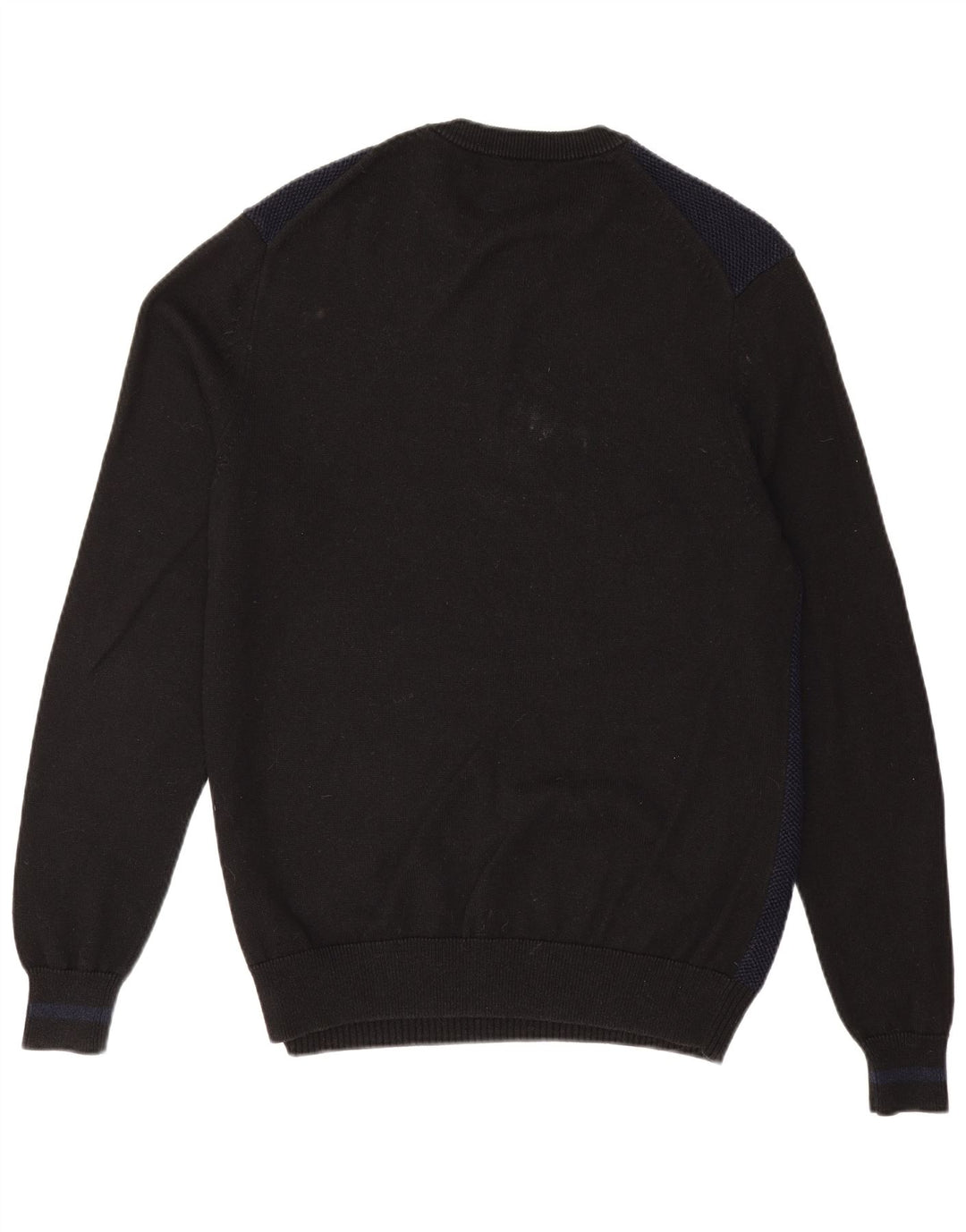 Fred Perry, muški džemper s okruglim izrezom, veliki tamnoplavi vuneni pulover