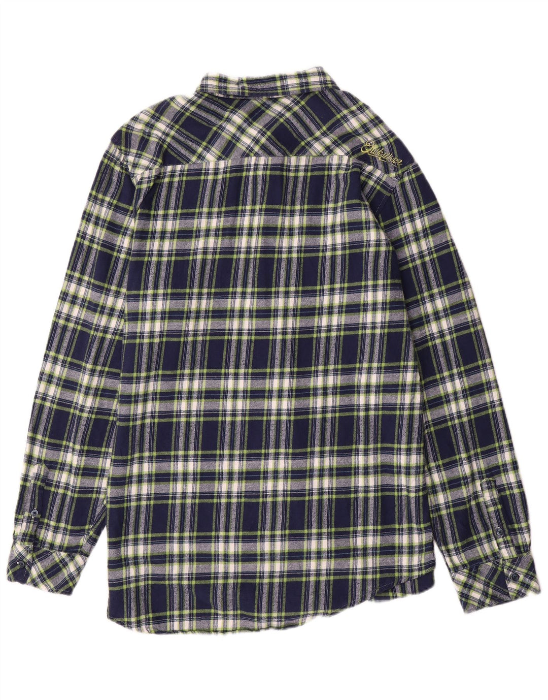 QUIKSILVER Muška flanelska košulja XL tamnoplavi karirani pamuk