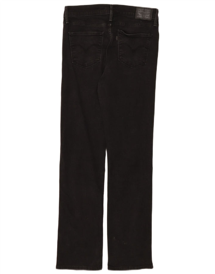 Levi's ženske ravne traperice 314 za oblikovanje W29 L30 crni pamuk