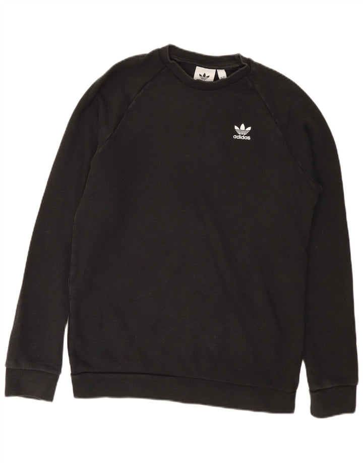 Adidas muški džemperi mali crni pamuk