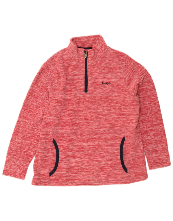 Weird Fish Ženska majica s izrezom s patentnim zatvaračem UK 16 Velike crvene fleke