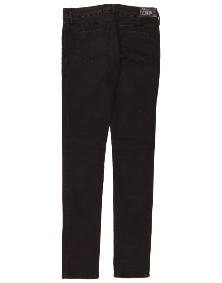 DIESEL Ženske Livier super uske jegging traperice niskog struka W31 L36 crne