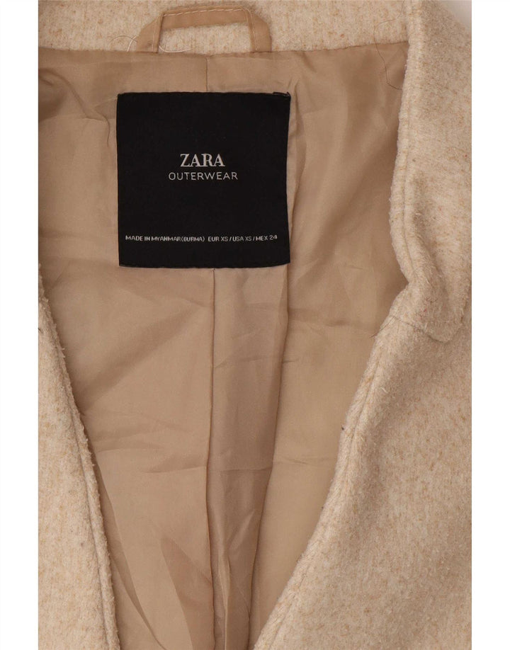 Zara ženski preveliki otvoreni kaput UK 6 XS bež