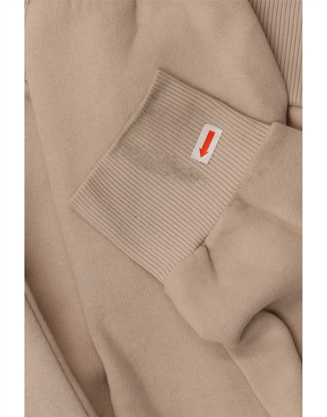 SUPERDRY Ženska majica s kapuljačom s kapuljačom UK 8 Mala, bež pamuk