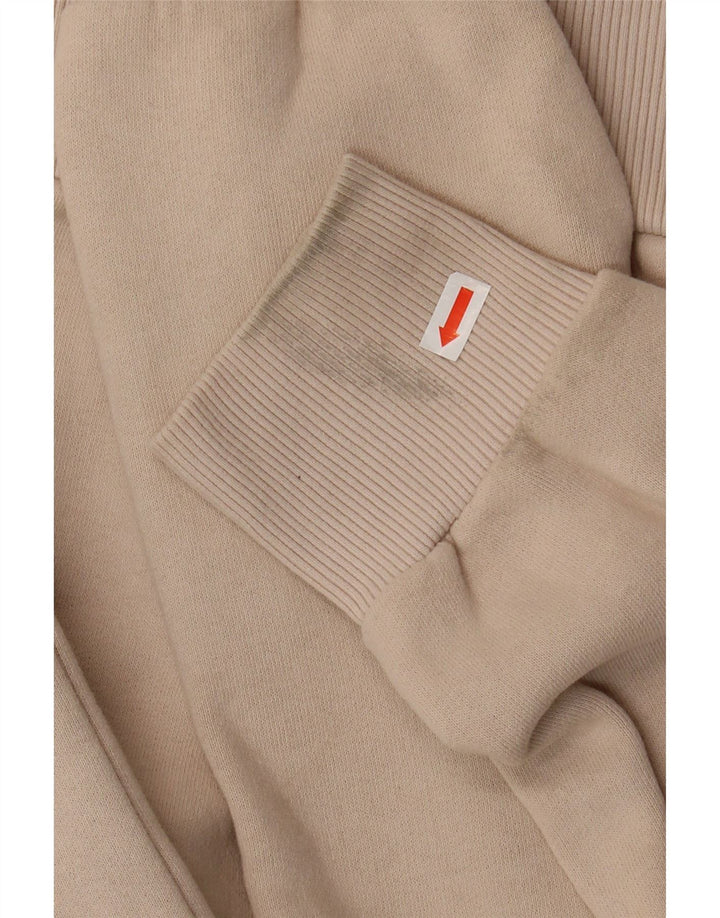 SUPERDRY Ženska majica s kapuljačom s kapuljačom UK 8 Mala, bež pamuk