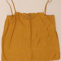 Vintage ženski Cami Top IT 42 Srednje žuta