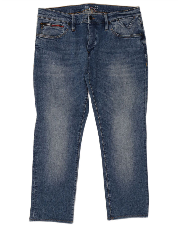 Tommy Hilfiger Mens Scanton Slim Jeans W36 L32 Plava