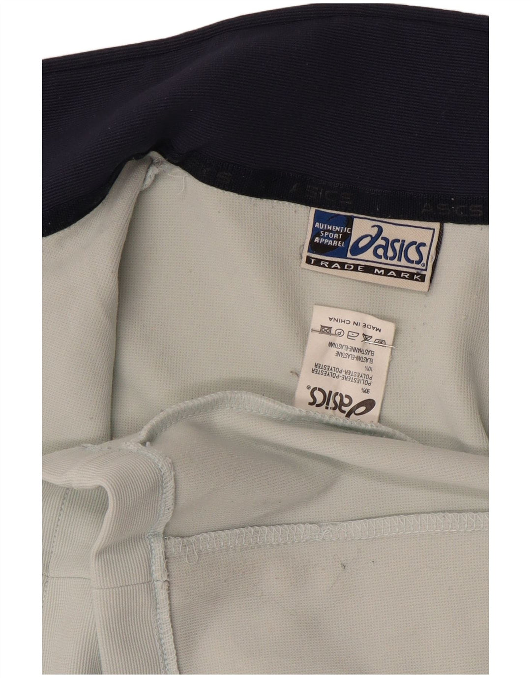 ASICS ženska gornja jakna trenirke UK 14 Srednje bijeli poliester u boji