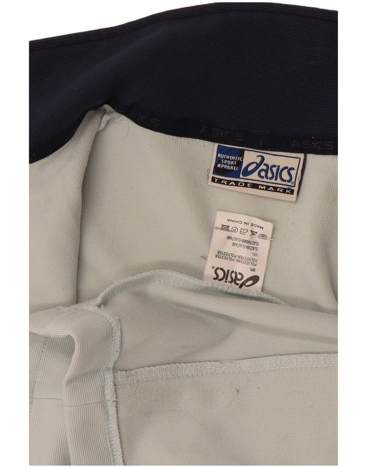 ASICS ženska gornja jakna trenirke UK 14 Srednje bijeli poliester u boji