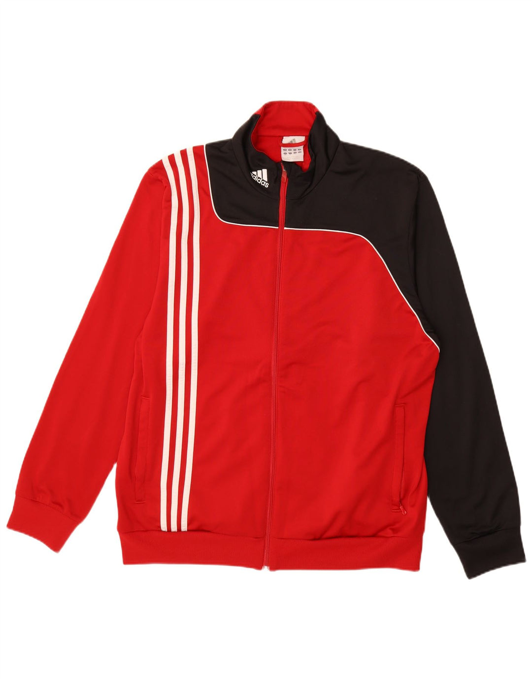 ADIDAS muška trenirka gornja jakna UK 46/48 XL crvena poliester u boji
