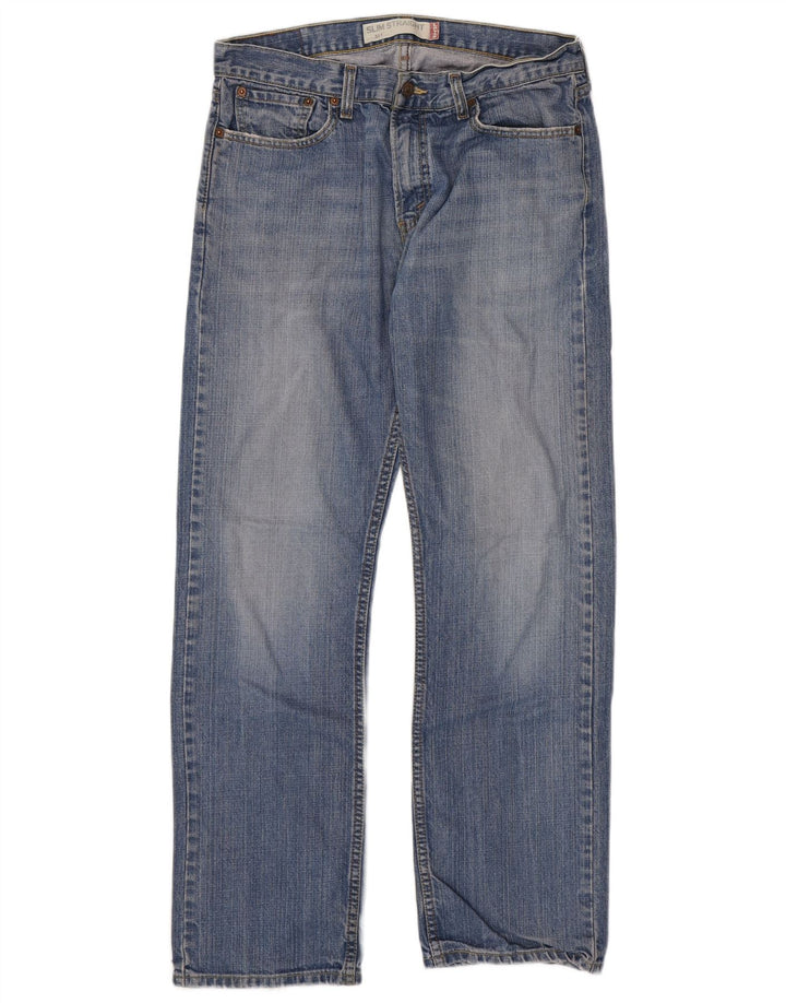 Levi's muške 514 uske ravne traperice W33 L32 plavi pamuk