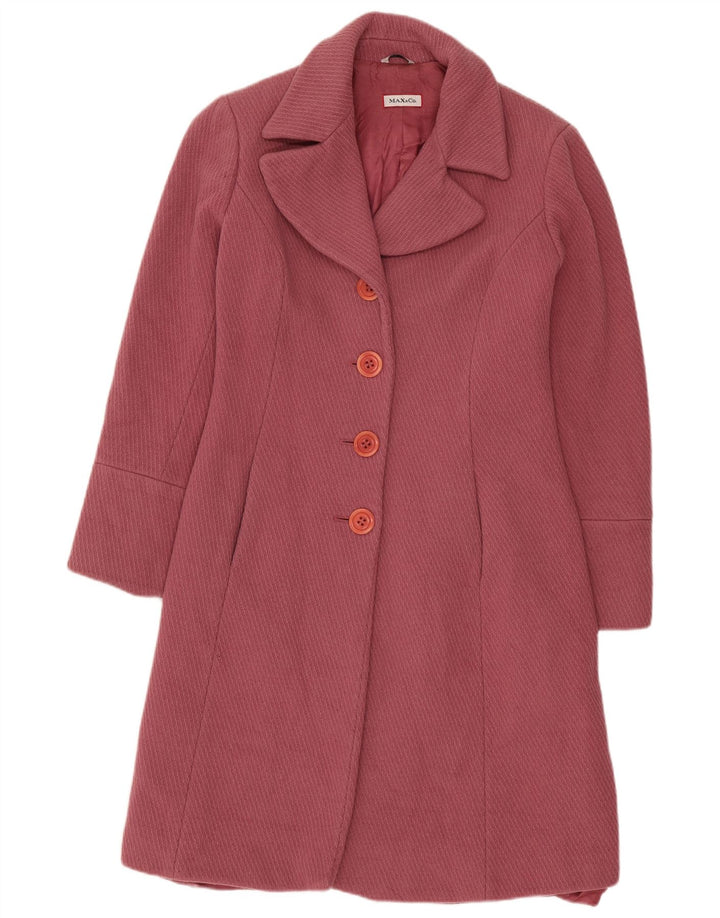 MAX & CO. Ženski kaput UK 8 Small Pink Wool