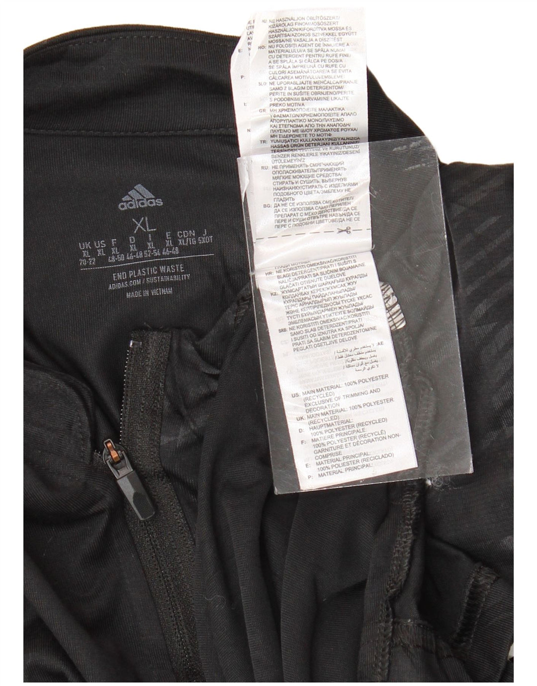 ADIDAS ženska majica s izrezom i dugim rukavima Aeroready UK 20/22 XL crna