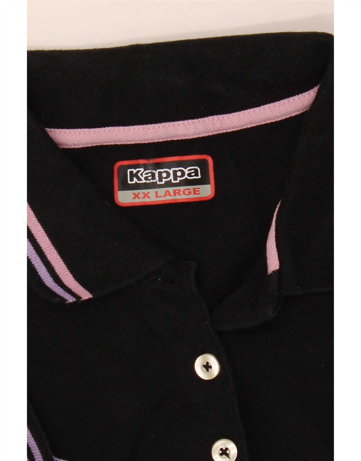 Kappa ženska polo majica UK 20 2XL crna