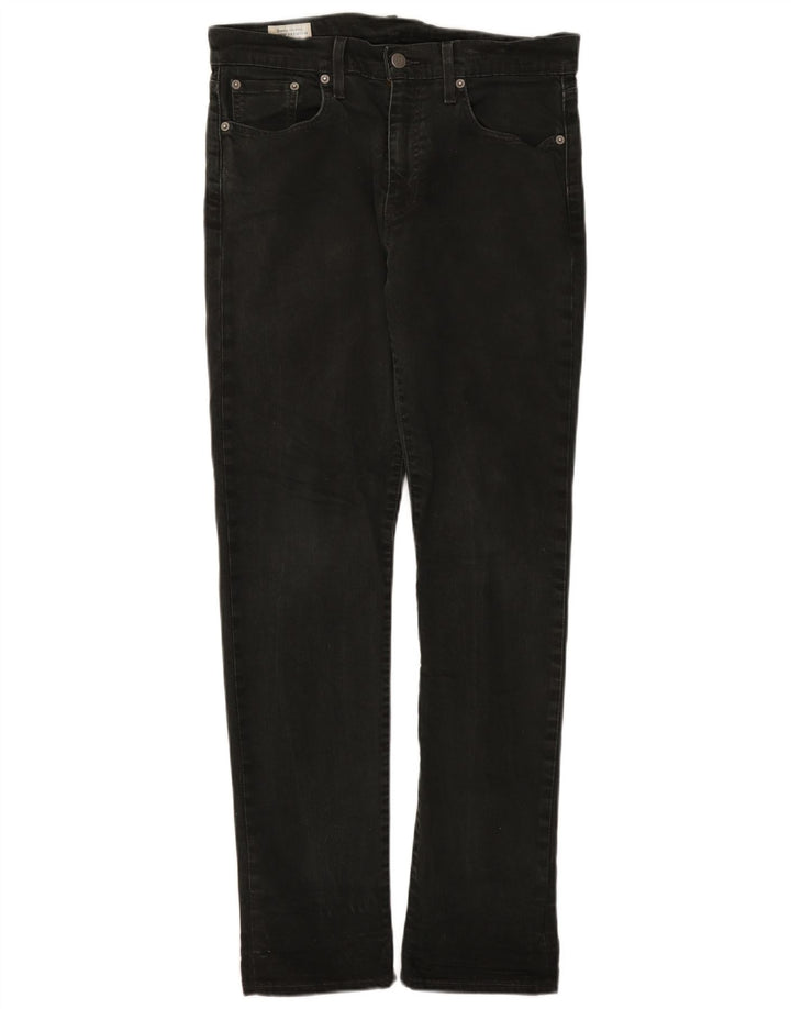 Levi's muške uske traperice W30 L32 crni pamuk