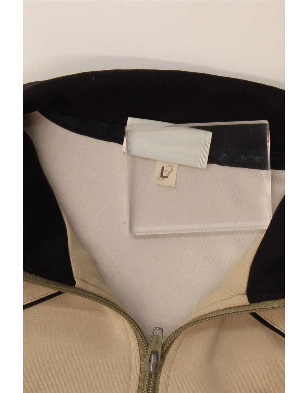 ASICS ženska gornja jakna za trenirku UK 14 Large Beige Colourblock