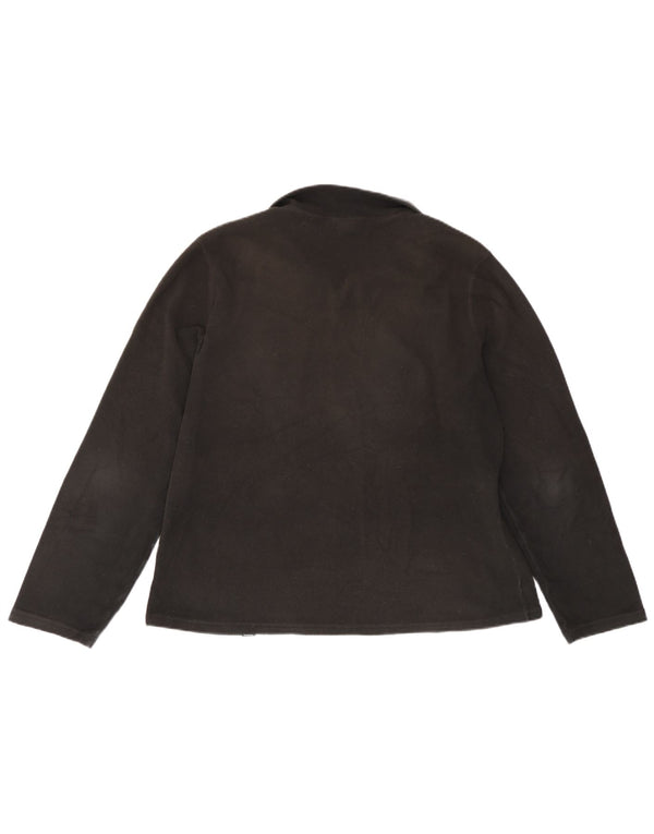 The North Face ženski flis džemper s patentnim izrezom UK 18 XL crni poliester
