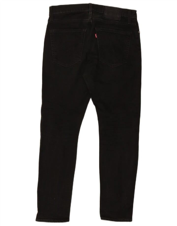 Levi's muške uske traperice W30 L30 crni pamuk