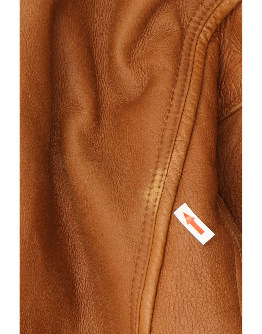 Vinci Mens Shearling Jacket UK 40 Large Brown Leather