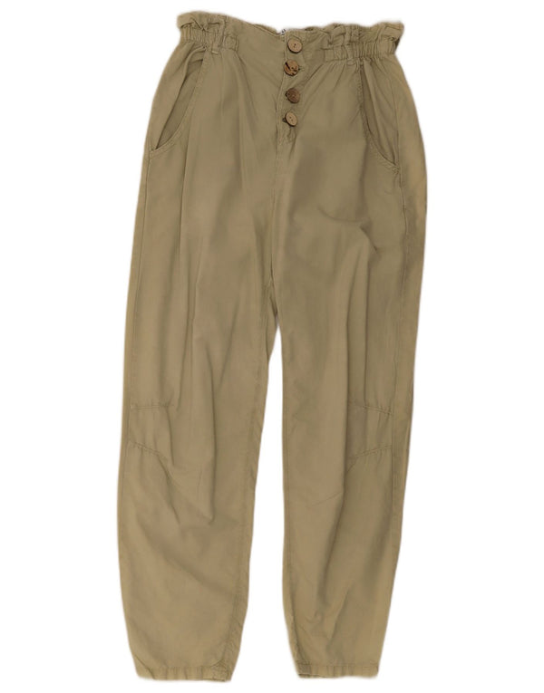 Zara ženske sužene chino hlače EU 34 2XS W24 L28 Kaki