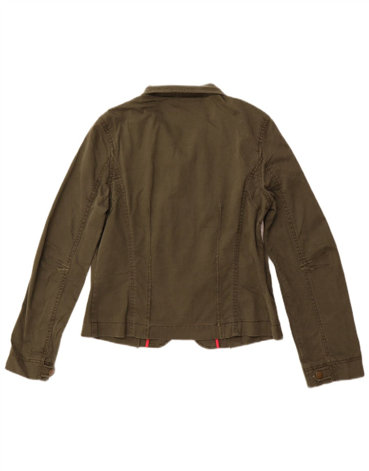 Gant ženska pomoćna jakna UK 14 veliki kaki pamuk