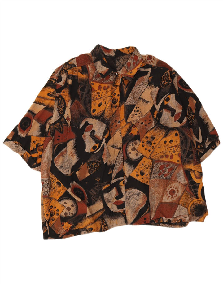 Vintage ženska košulja s apstraktnim uzorkom UK 20 2XL Višebojna