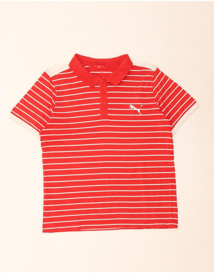 Puma muška polo majica velikih pamučnih crvenih pruga
