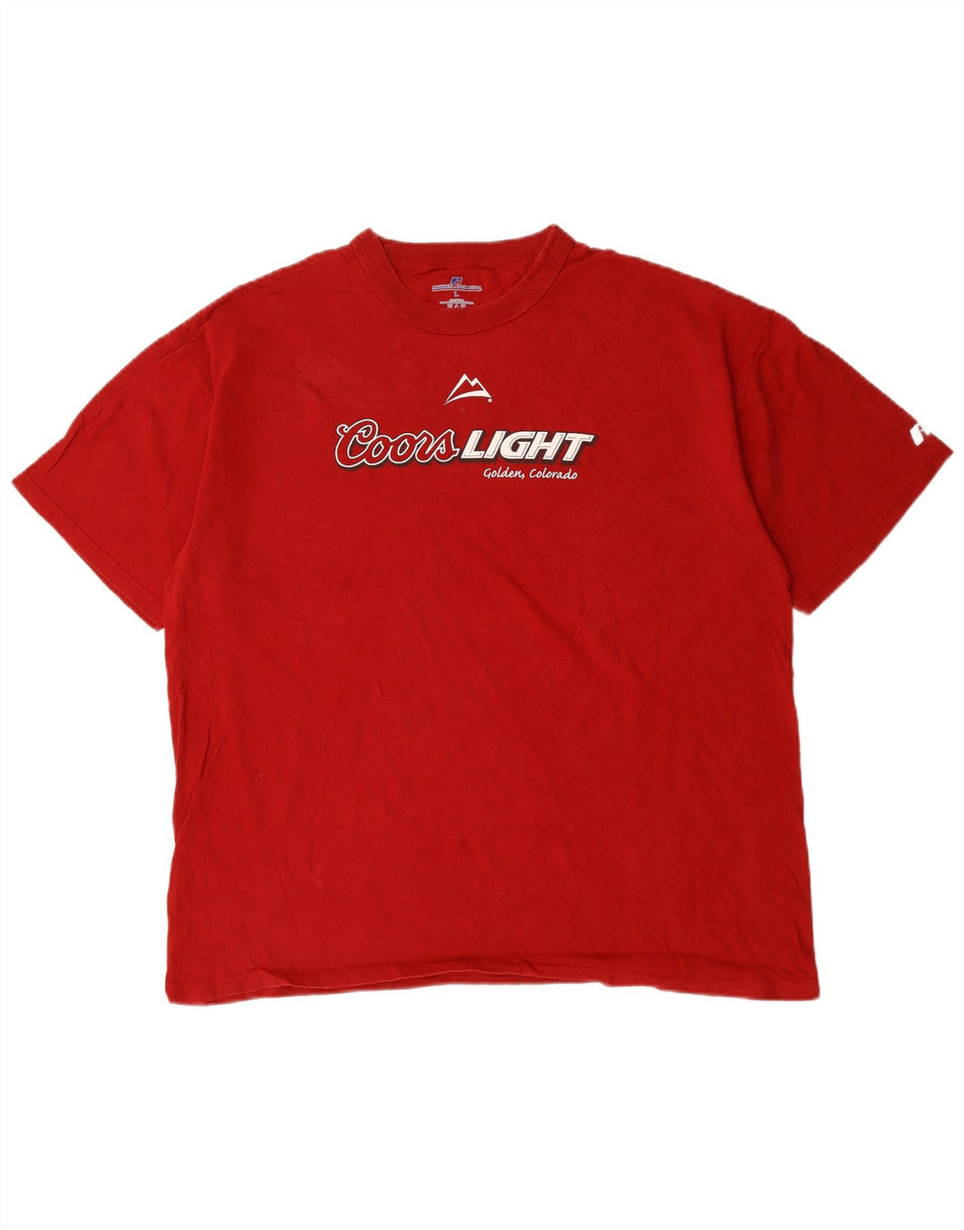 RUSSELL ATHLETIC Muška majica kratkih rukava s grafičkim motivima, veliki crveni pamuk